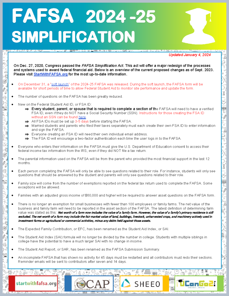 FAFSA Simplification – Startwithfafsa.org